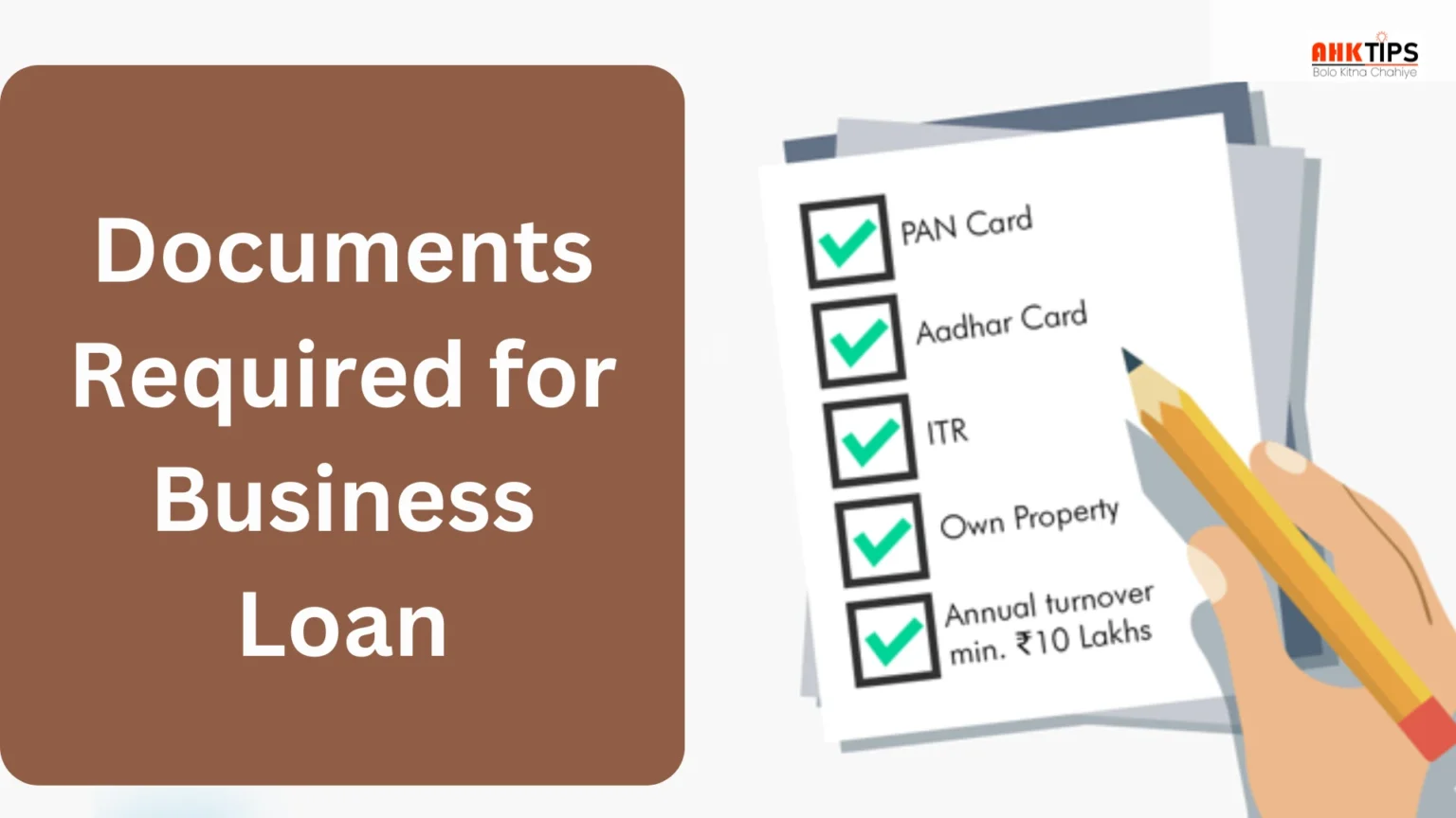 All You Need to Know About Documents Required for a Business Loan