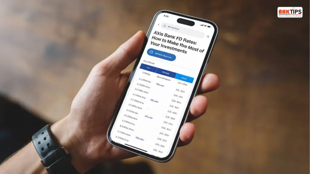 Axis Bank Fixed Deposit Rates क्या है? लाभ और नुकसान