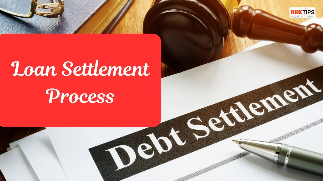 How does settlement happen after a loan and credit card default?