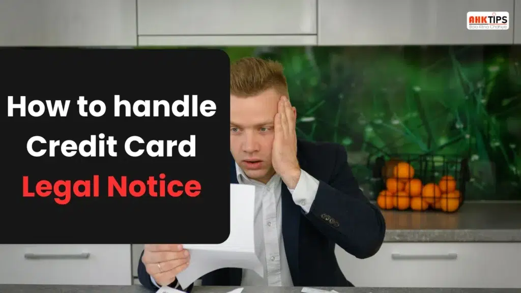 How to handle Credit Card Legal Notice?