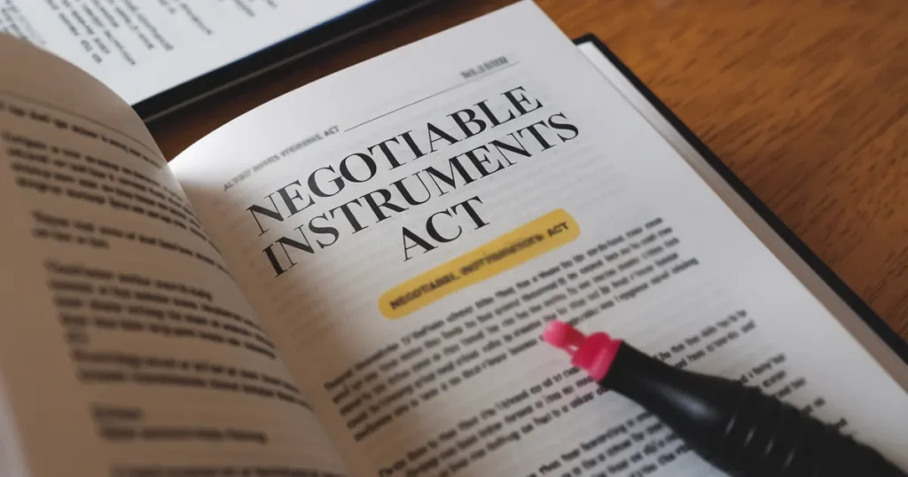 Negotiable Instruments Act, 1881: दस्तावेज़, विशेषताएँ और बदलाव