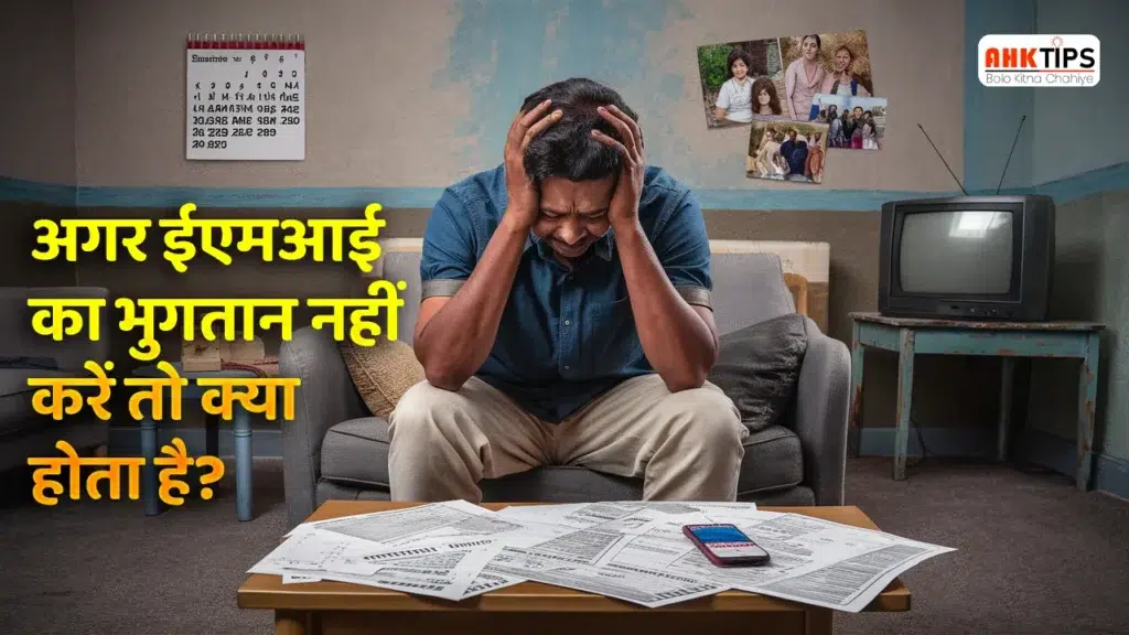 अगर हम 6 महीने तक ईएमआई का भुगतान नहीं करें तो क्या होता है?