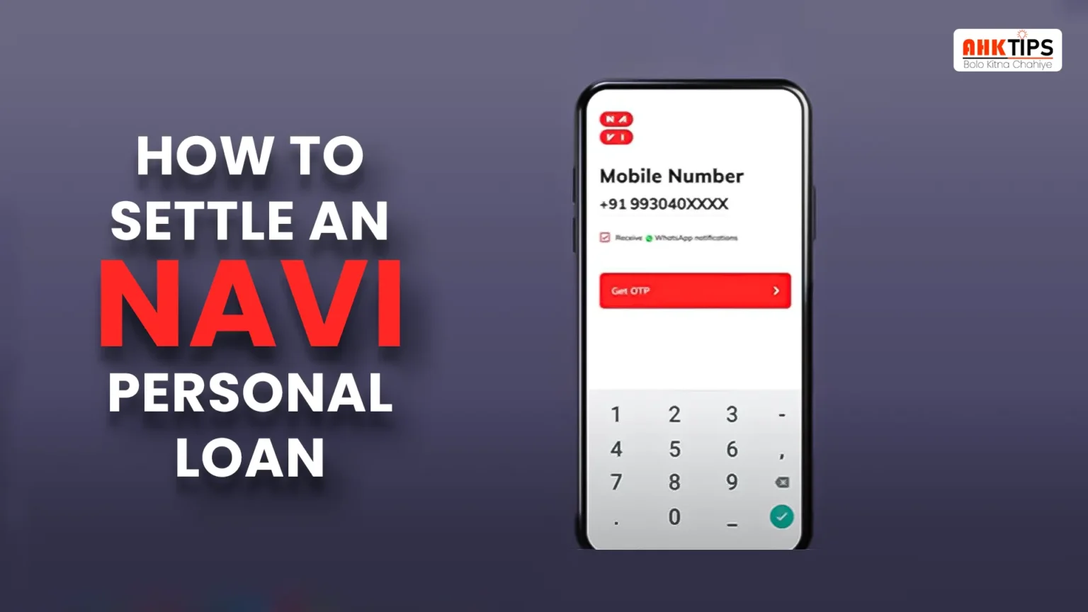 Settle Navi Personal Loan Settlement