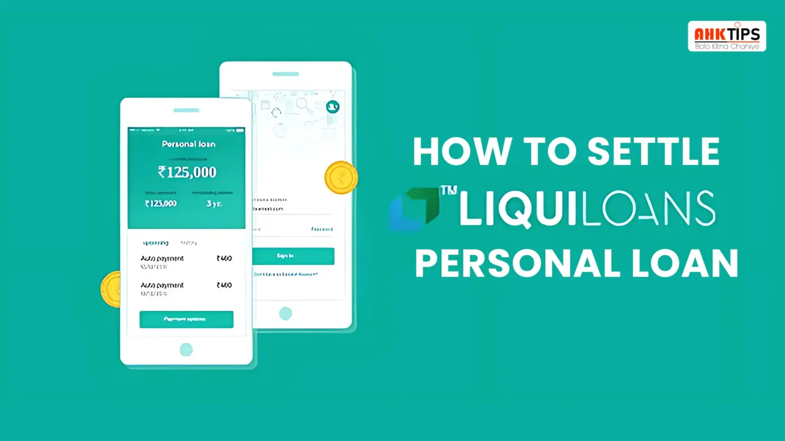 How to settle LiquiLoans Personal loan?