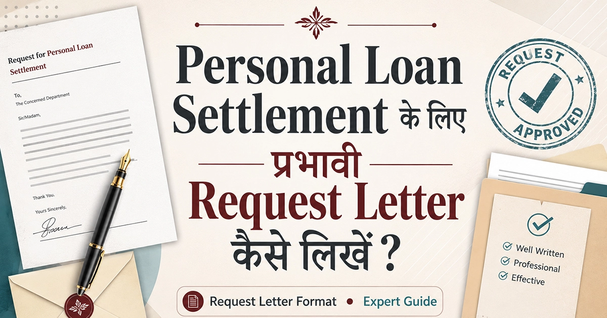 Personal Loan Settlement के लिए प्रभावी Request Letter कैसे लिखें?