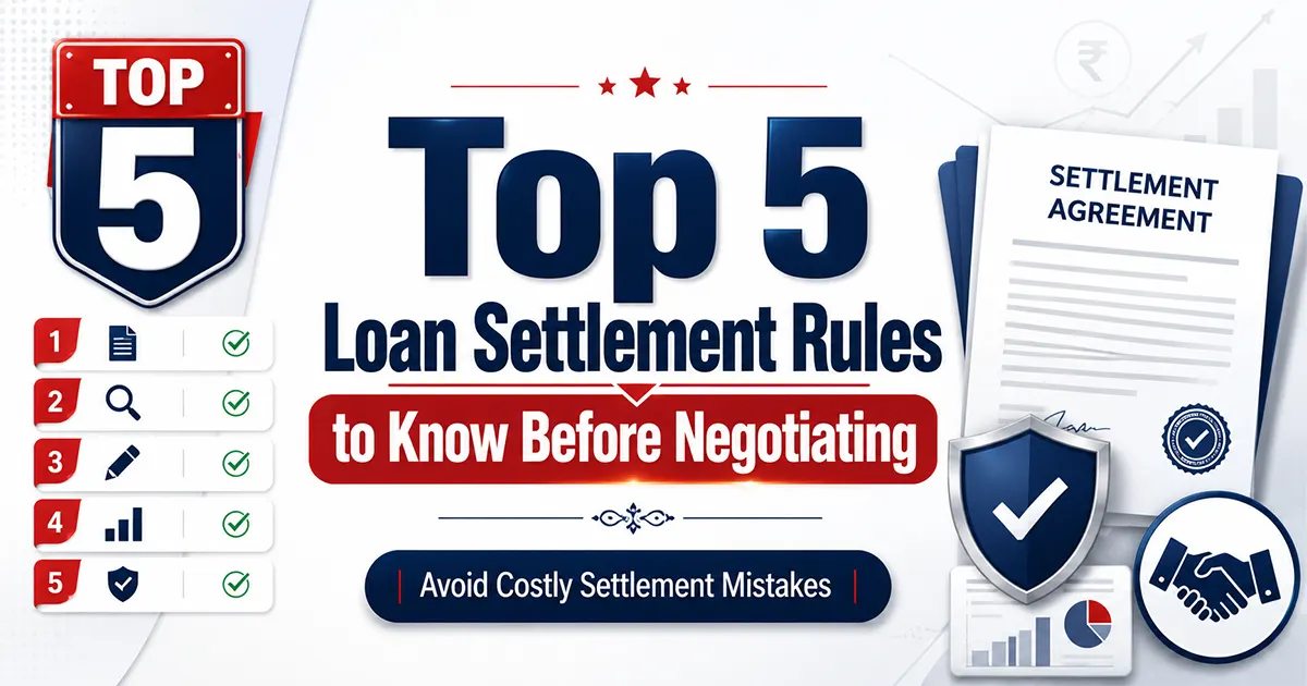 Top 5 Loan Settlement Rules to Know Before Negotiating