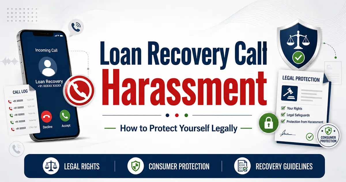 Loan Recovery Call Harassment – How to Protect Yourself Legally
