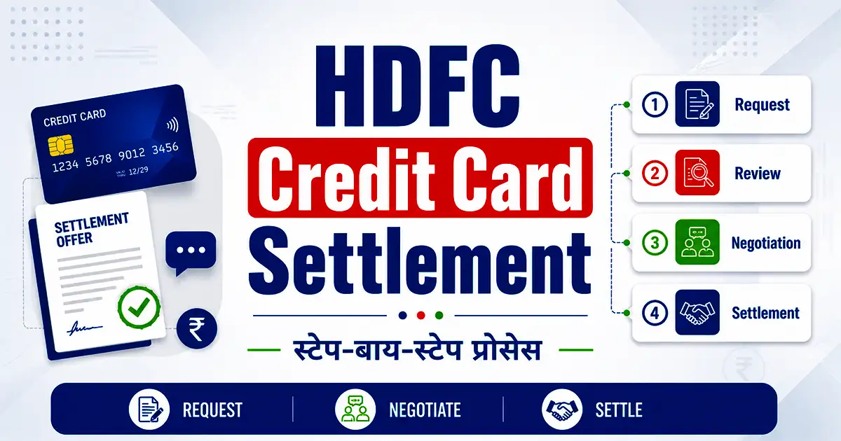HDFC Credit Card Settlement – स्टेप-बाय-स्टेप प्रोसेस