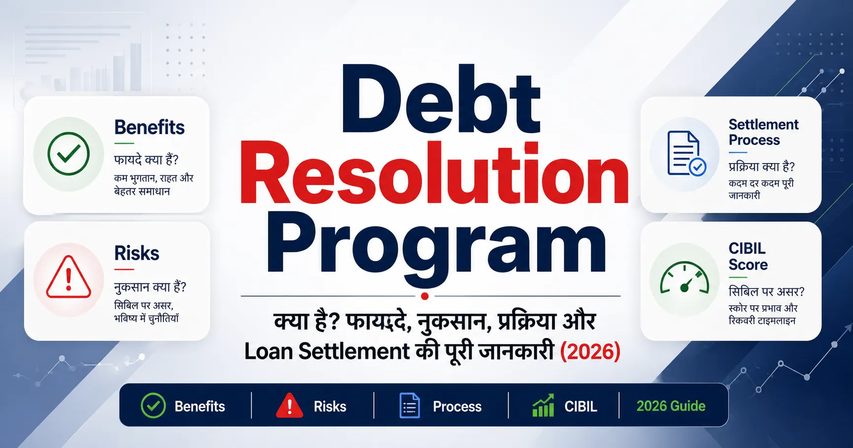 Debt Resolution Program क्या है? फायदे, नुकसान, प्रक्रिया और Loan Settlement की पूरी जानकारी (2026)