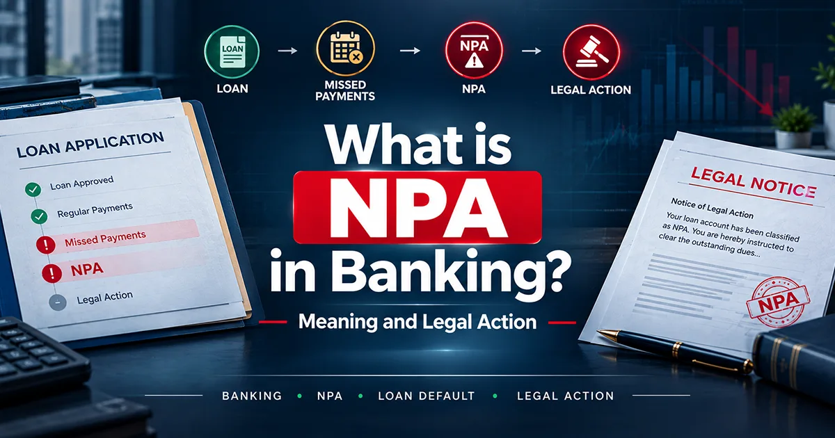 What is NPA in banking? Meaning and legal action